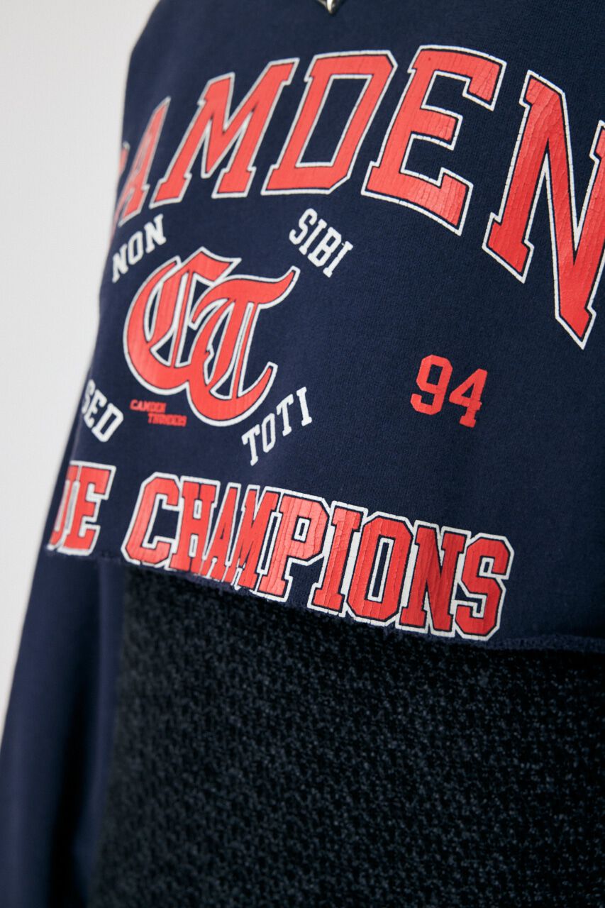 MOUSSY「CROPPED COLLEGE プルオーバー」|パーカー|