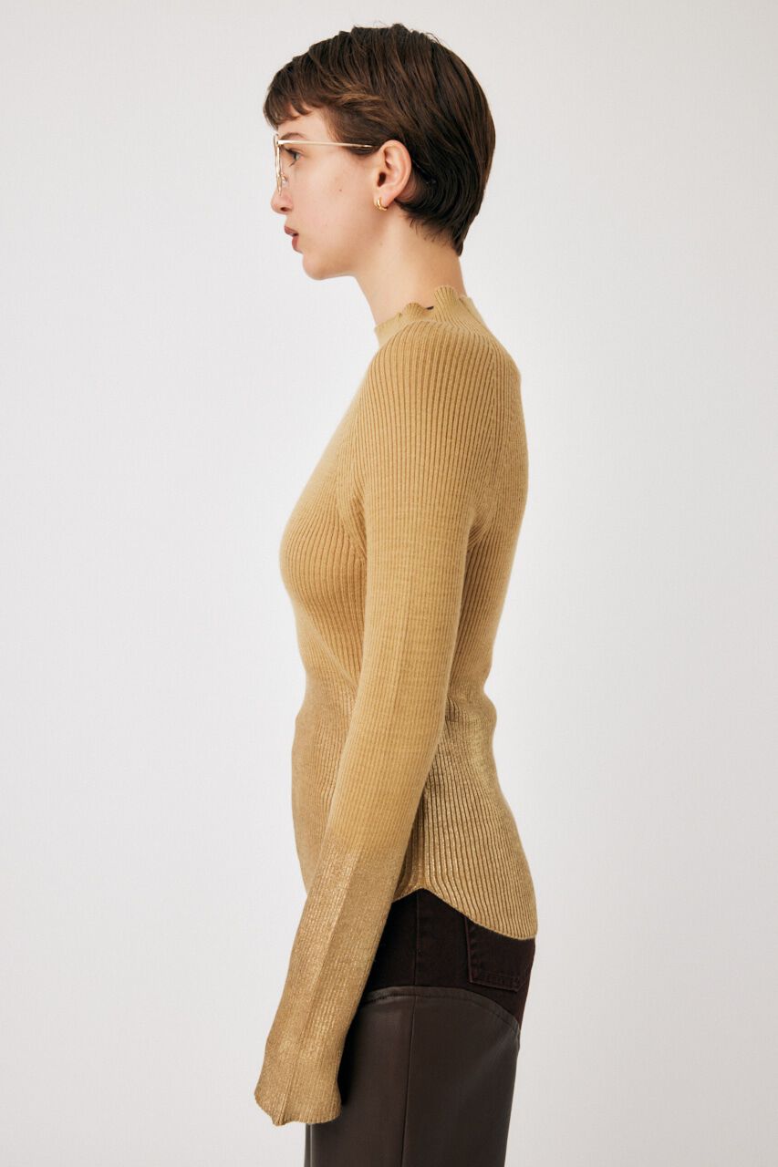 MOUSSY「METALIC RIB ニット」|ニット・セーター|