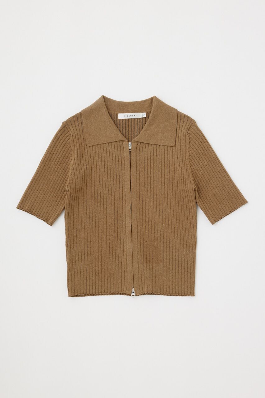 MOUSSY「ZIP UP KNIT シャツ」|ニット・セーター|CAM