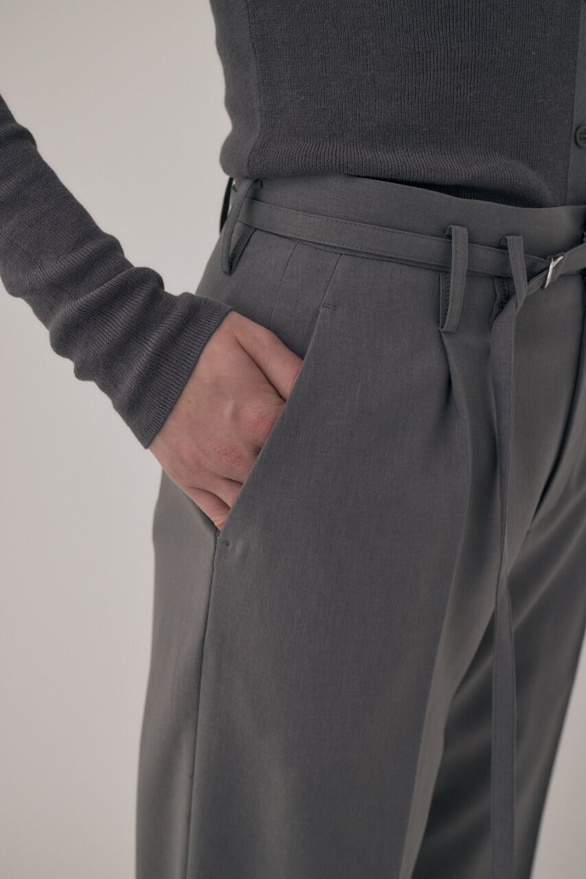 MOUSSY「リサイクルポリエステル使用ベルト付きスラックス」|その他|