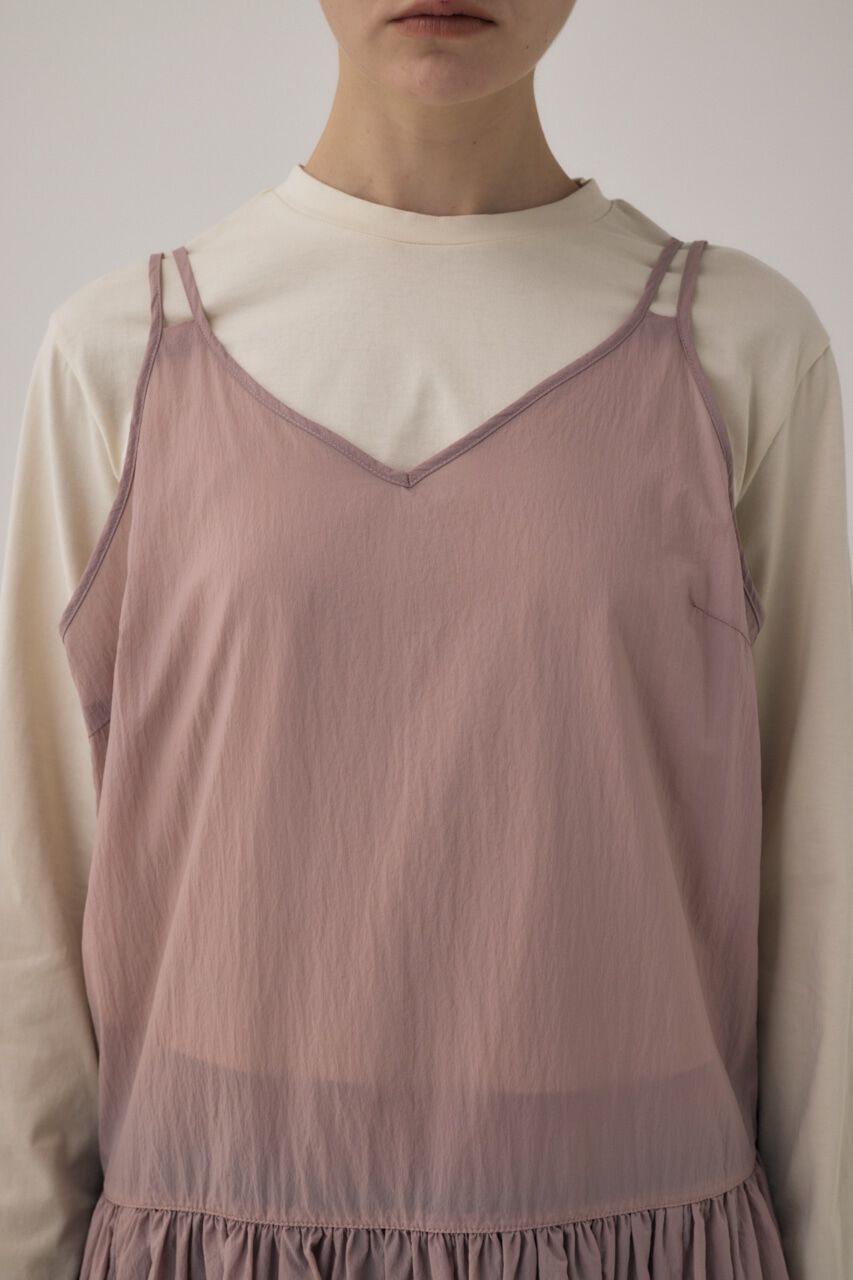 MOUSSY「ﾌｯ素ﾌﾘｰの撥水加工が嬉しいﾘｻｲｸﾙﾅｲﾛﾝ使用 ｴｱｰｼｱｰｷ」|ワンピース|