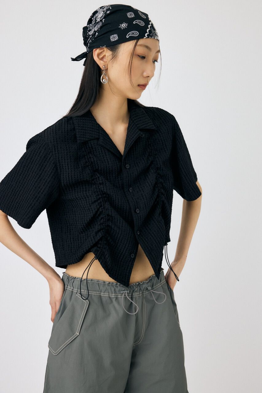 MOUSSY「SUCKER CHECK SHIRT ブラウス」|シャツ・ブラウス|