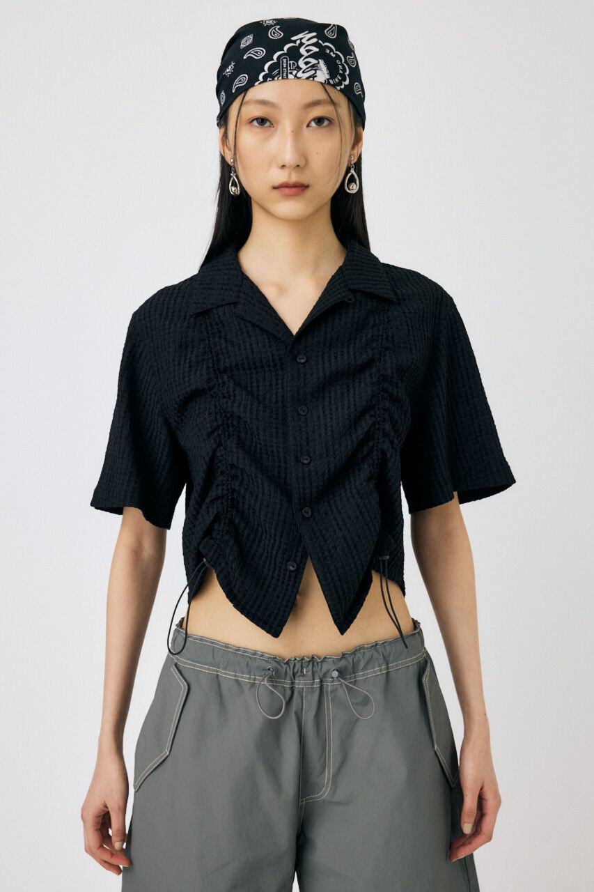 MOUSSY「SUCKER CHECK SHIRT ブラウス」|シャツ・ブラウス|