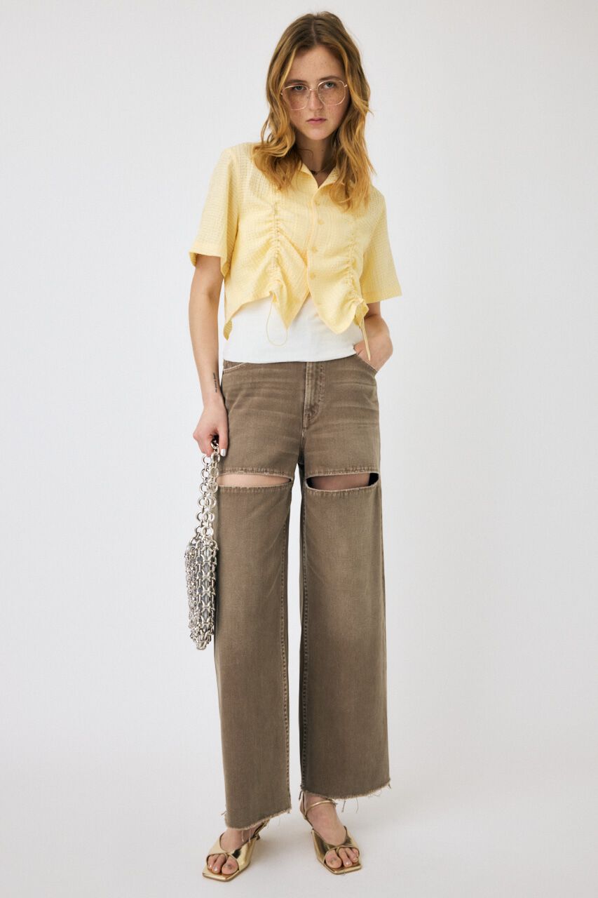 MOUSSY「SUCKER CHECK SHIRT ブラウス」|シャツ・ブラウス|