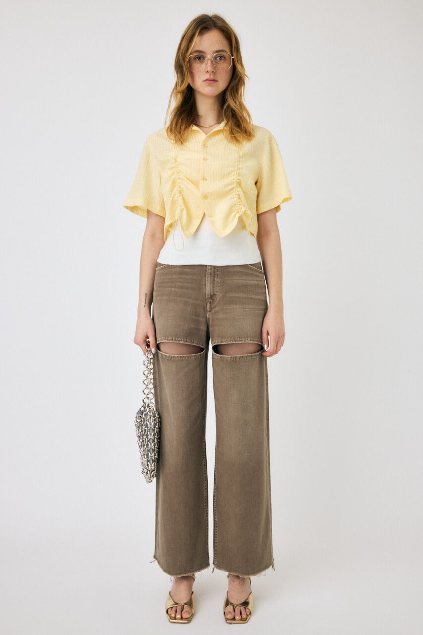 MOUSSY「SUCKER CHECK SHIRT ブラウス」|シャツ・ブラウス|