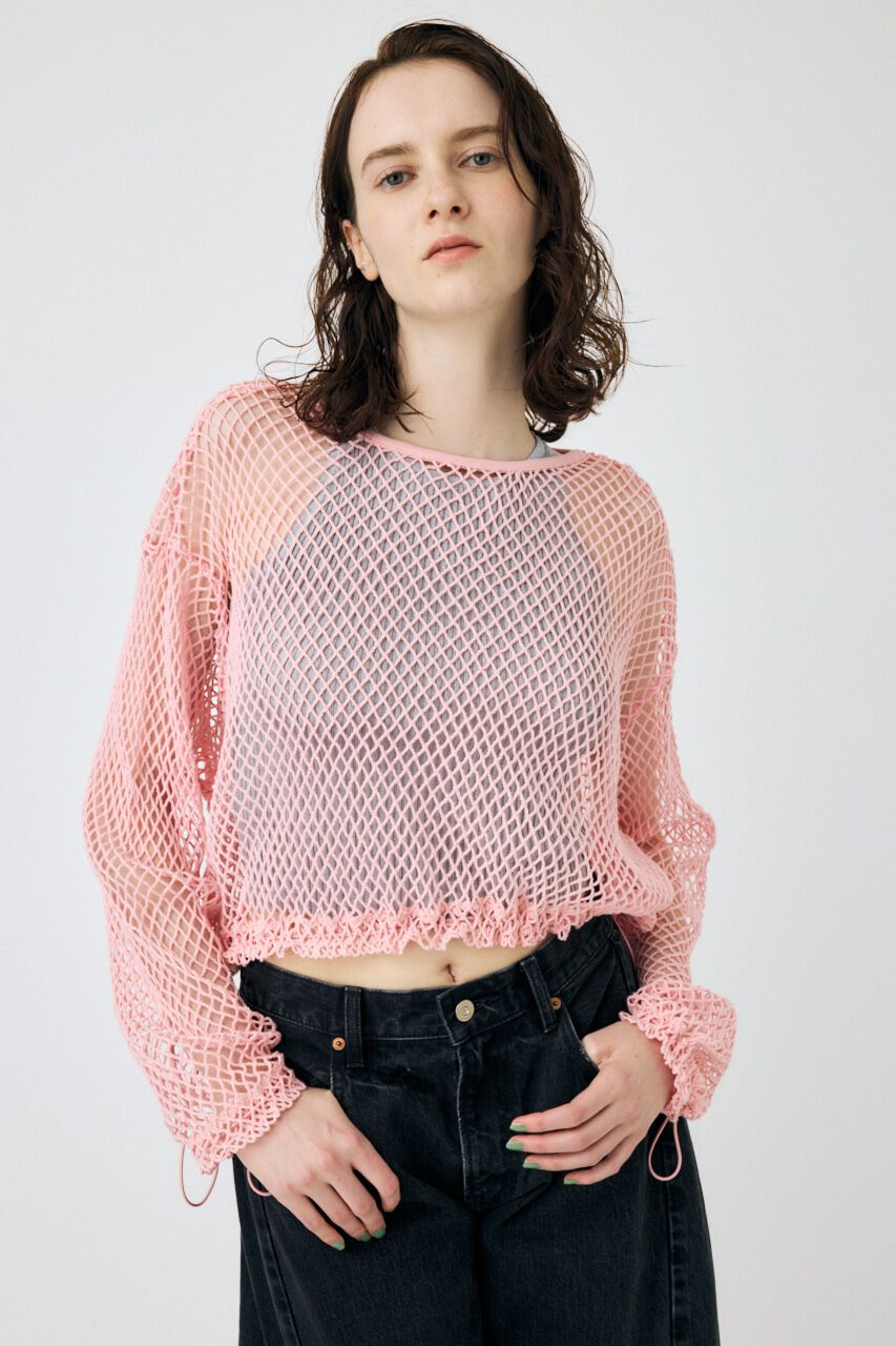 MOUSSY「MESH CUT トップス」|Tシャツ・カットソー|