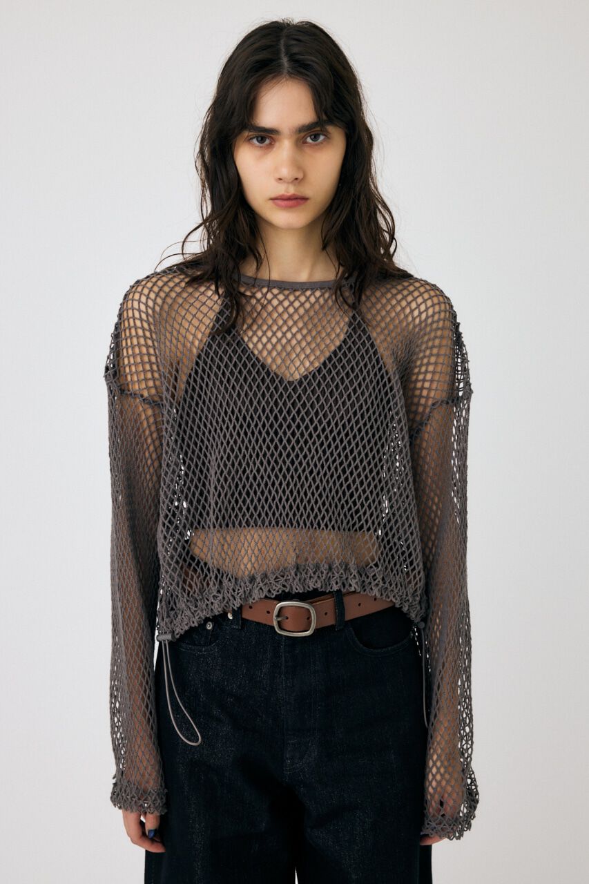 MOUSSY「MESH CUT トップス」|Tシャツ・カットソー|