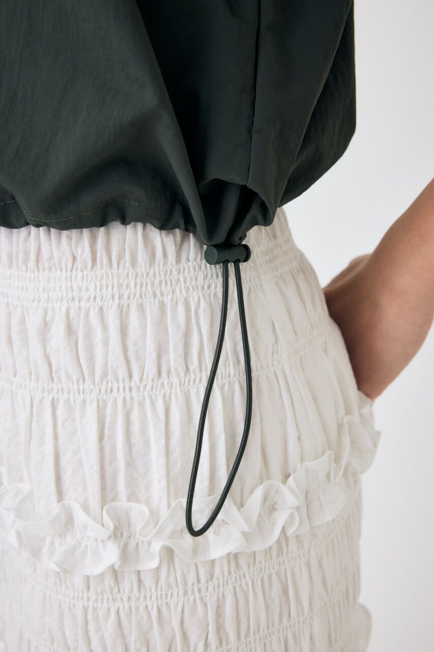 MOUSSY「PIPING HALF SLEEVE トラックジャケット」|Tシャツ・カットソー|