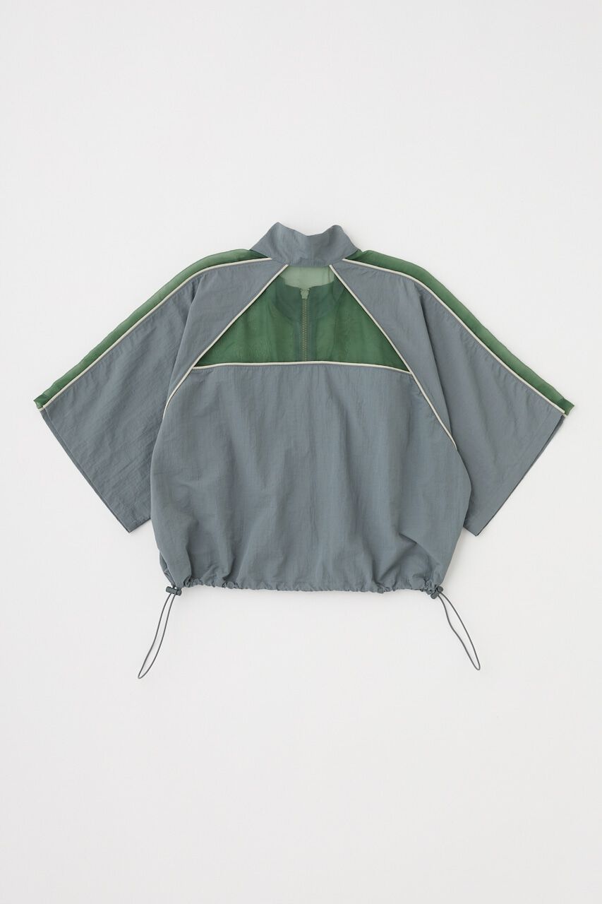 MOUSSY「PIPING HALF SLEEVE トラックジャケット」|Tシャツ・カットソー|