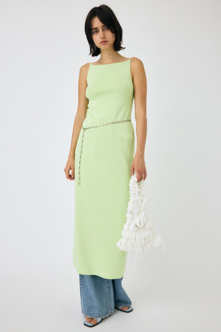 MOUSSY「BACKLESS ニットドレス」|ワンピース|
