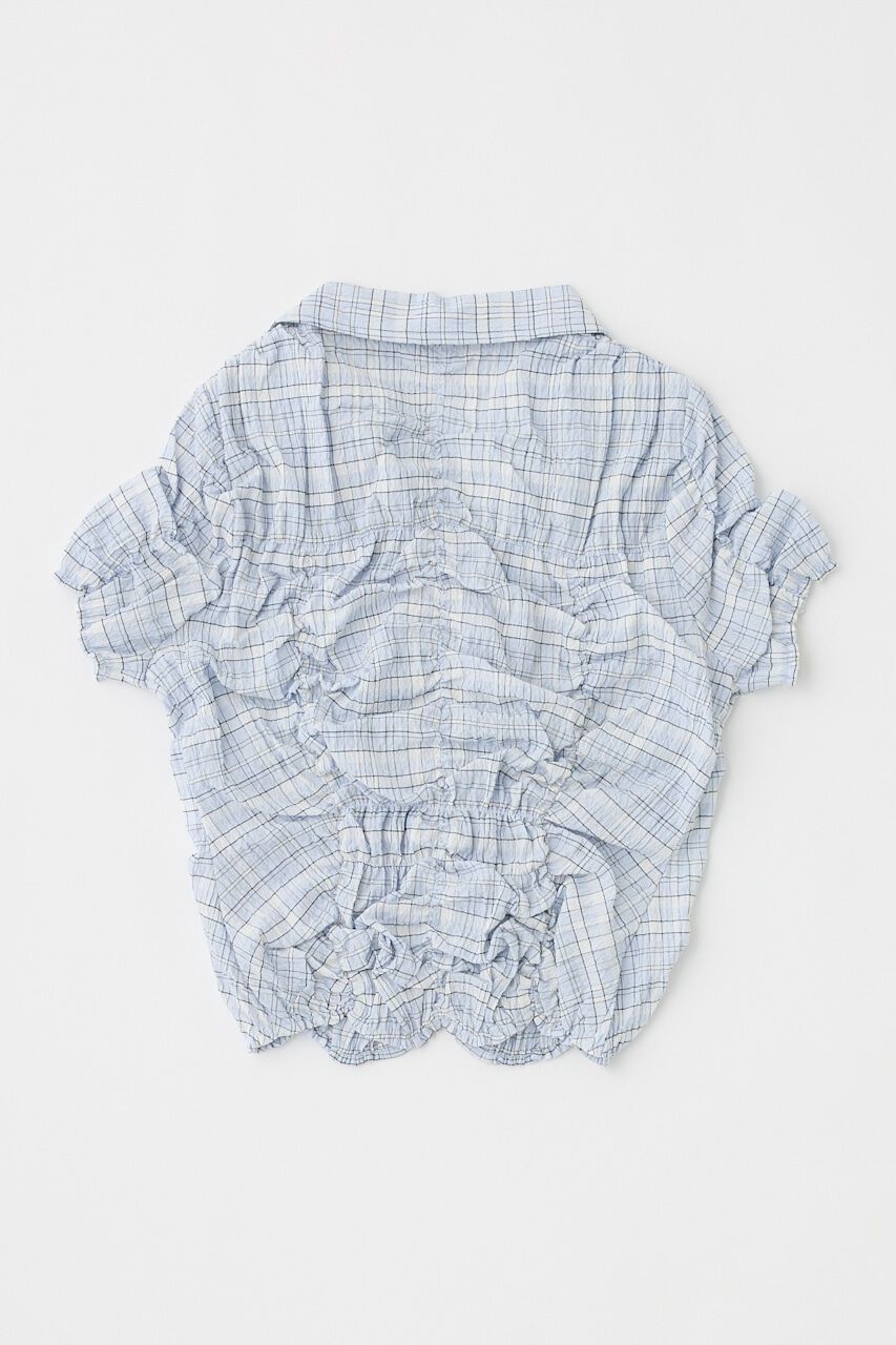 MOUSSY「SHIRRING RIBBON シャツ」|シャツ・ブラウス|