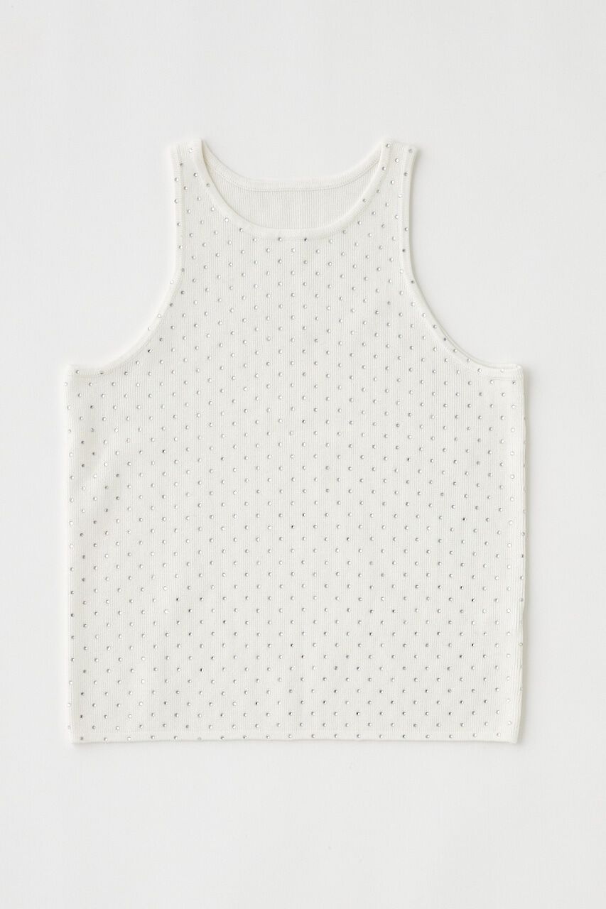 MOUSSY「RHINESTONE タンク」|タンクトップ|