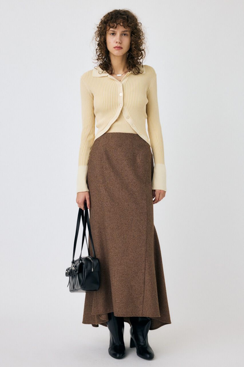 MOUSSY「RIB KNIT カーディガン&キャミ」|ニット・セーター|