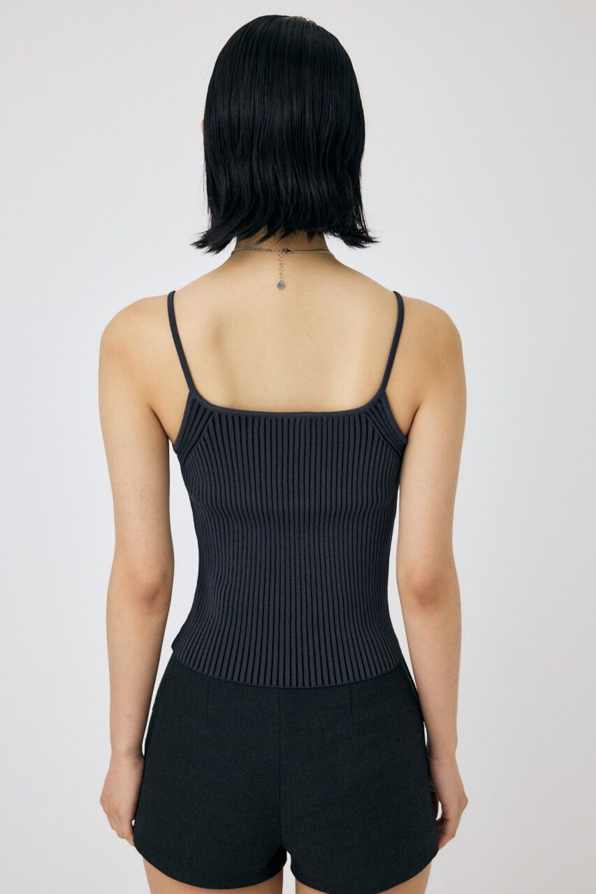 MOUSSY「RIB KNIT カーディガン&キャミ」|ニット・セーター|