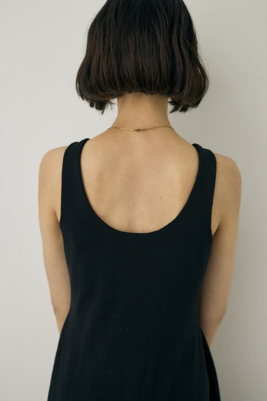 MOUSSY「ノースリーブニットワンピース　オーガニックコットン使用」|ワンピース|