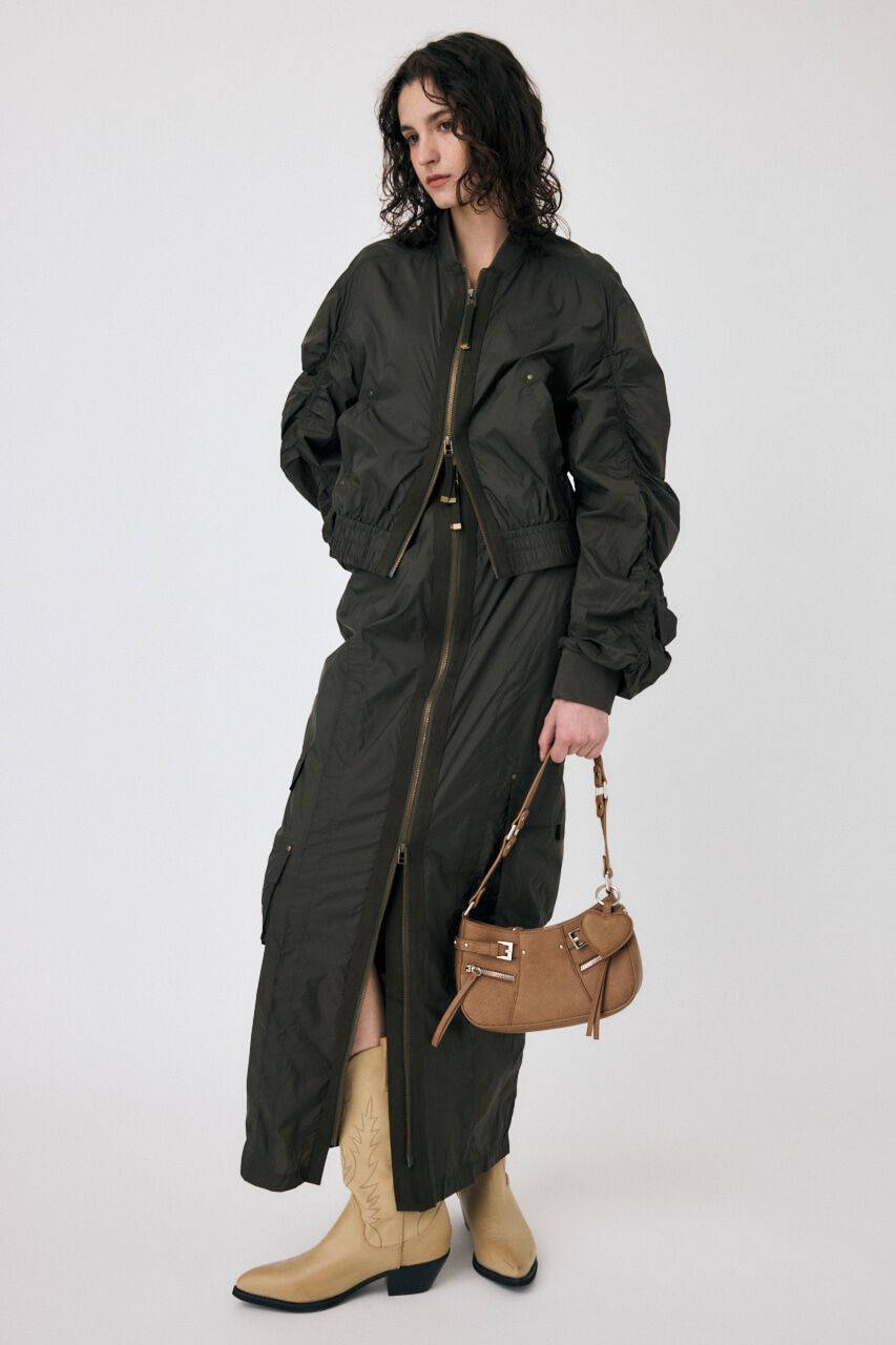 MOUSSY「FRONT ZIP FUNCTION スカート」|スカート|