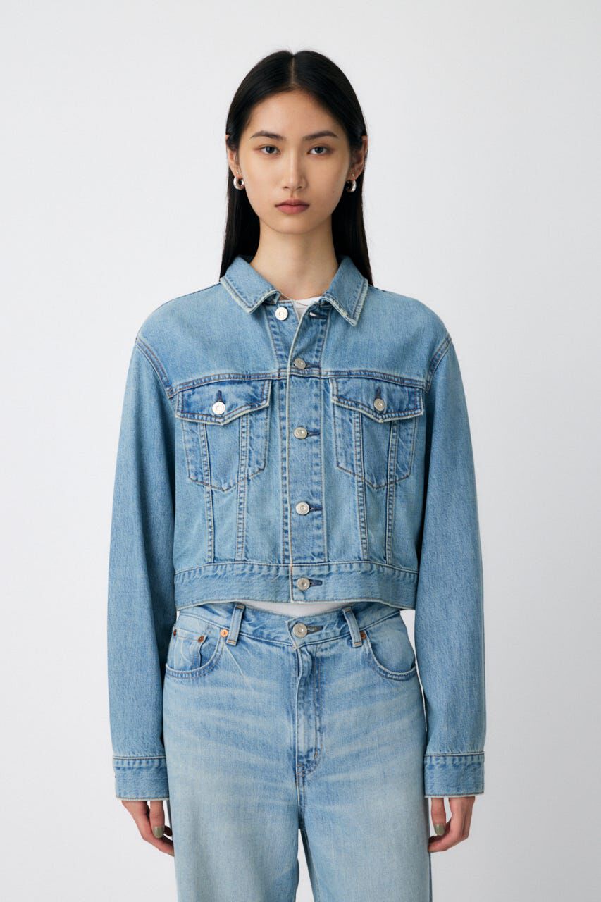 MOUSSY「TENCEL(TM) DENIM SHORT ジャケット」|デニムジャケット|