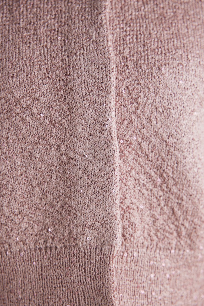 rienda「スパンコールKnit CD」|カーディガン|