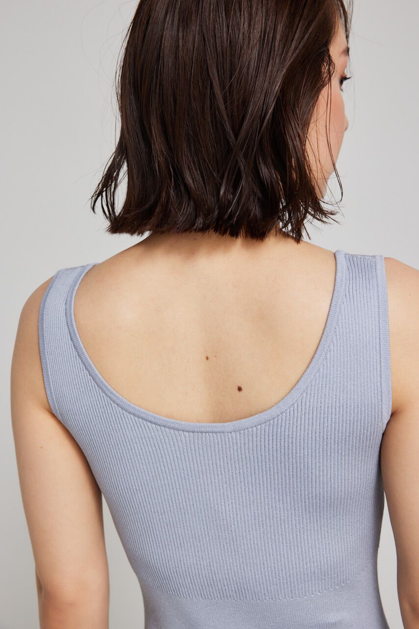 rienda「2WAY ZIPタイトknit OP」|ワンピース|