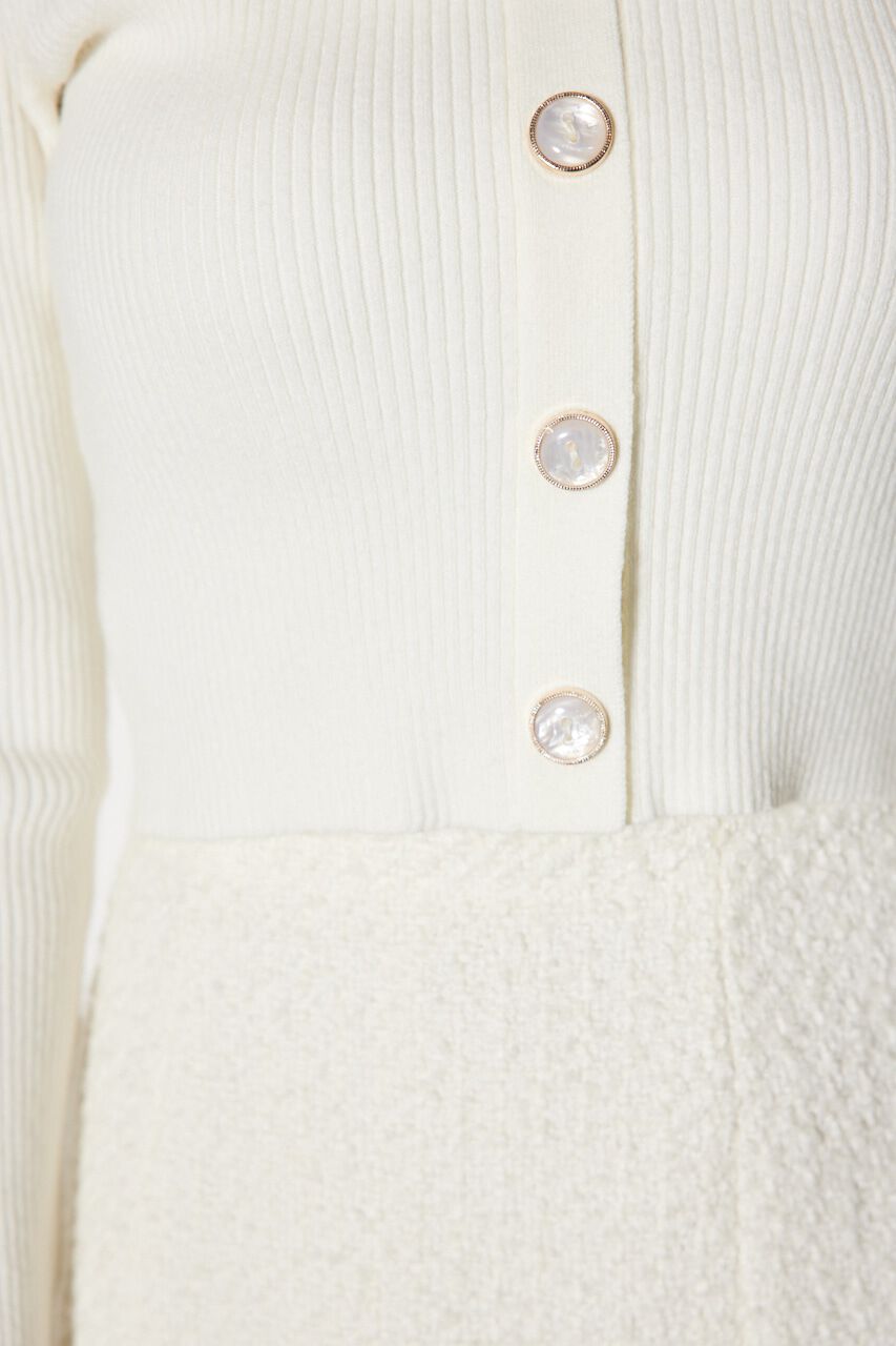 rienda「2WAYフェイクファーニット トップス」|ニット・セーター|