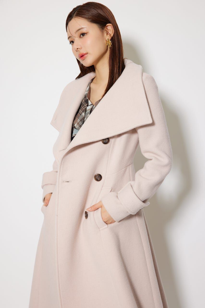 key　rienda 25オーバーネックシンデレララインコート　M 25オーバーネックシンデレララインコート（rienda）｜ルミネの