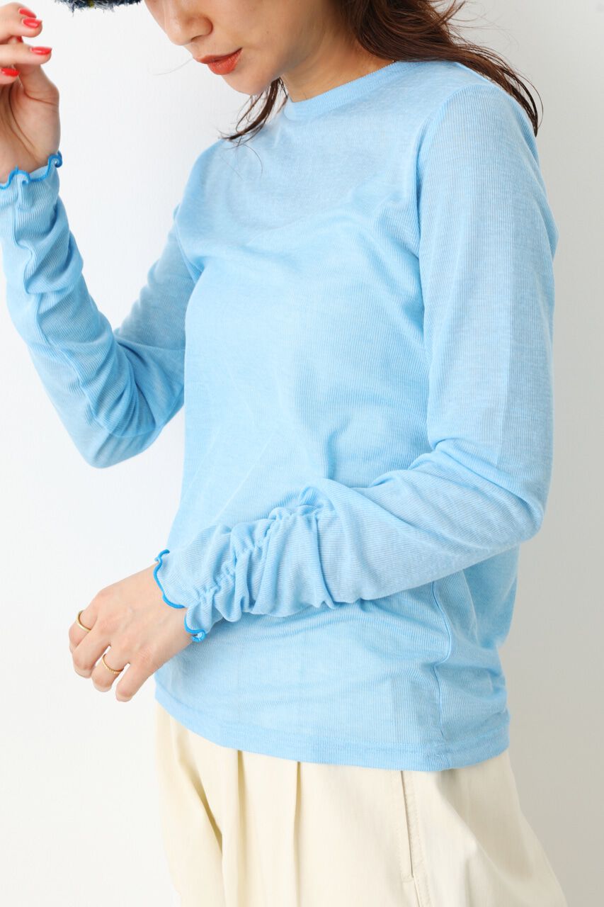 RODEO CROWNS「ポイントメローシアートップス」|Tシャツ・カットソー|L/BLU1