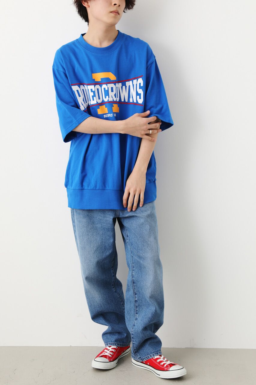 RODEO CROWNS「メンズAuth S/S LOOSEスウェット」|Tシャツ・カットソー|
