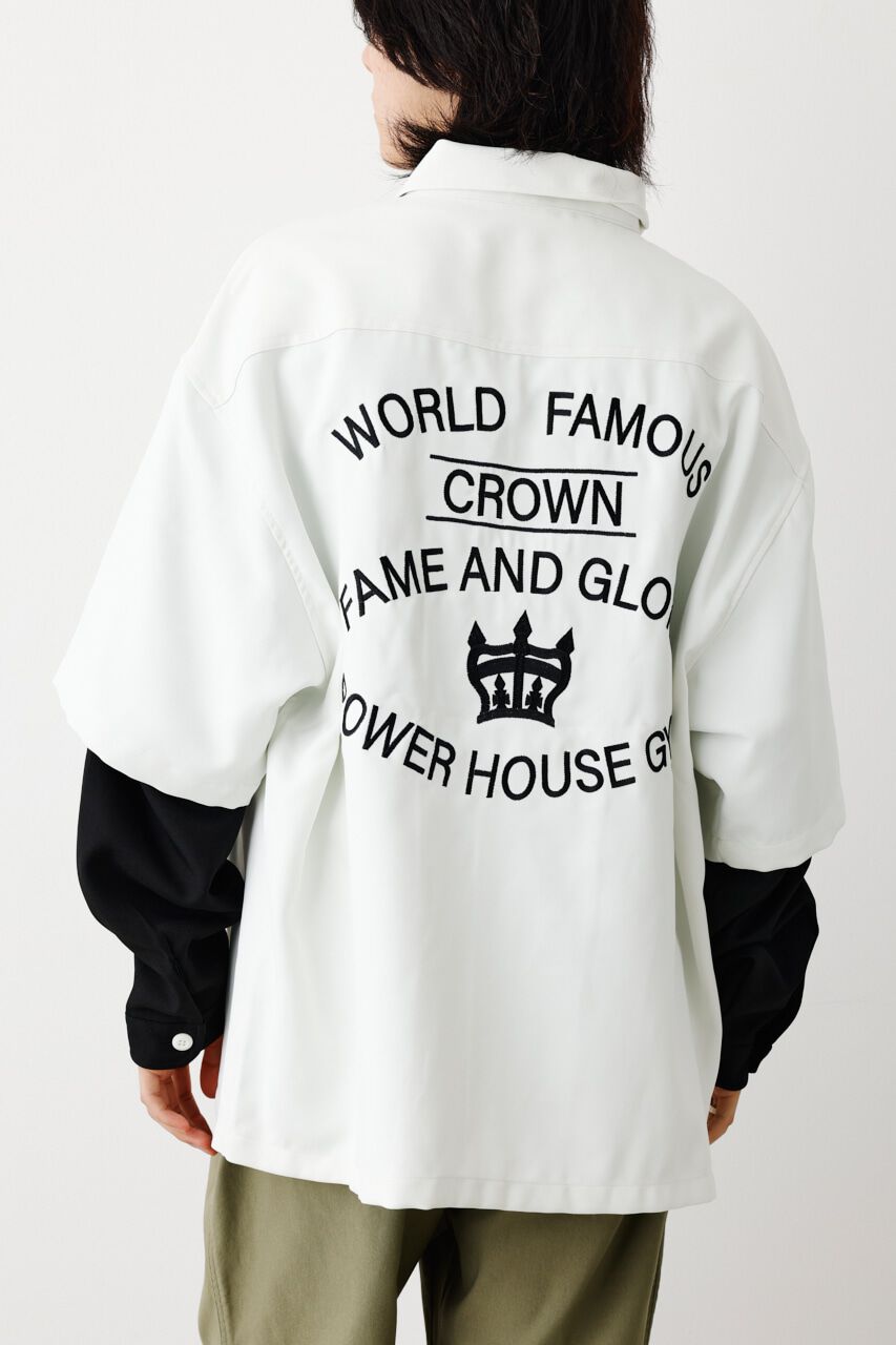 RODEO CROWNS「レイヤードオーバーシャツ」|シャツ・ブラウス|O/WHT1