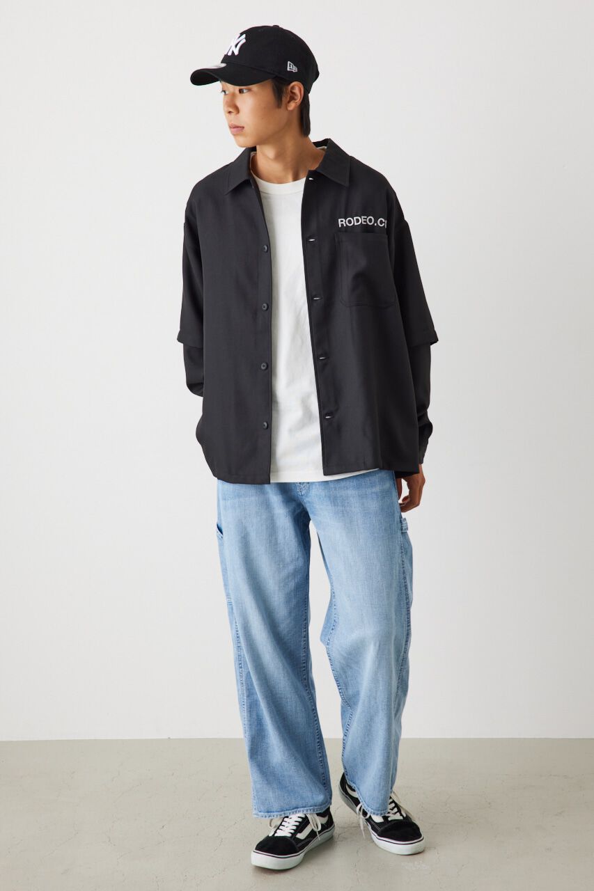 RODEO CROWNS「レイヤードオーバーシャツ」|シャツ・ブラウス|