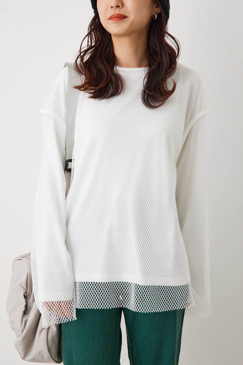 RODEO CROWNS「L/S メッシュトップスセット」|Tシャツ・カットソー|