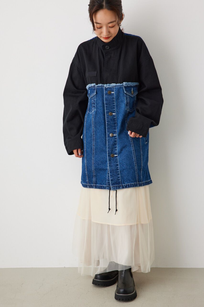 RODEO CROWNS「DENIM リメイクライク モッズコート」|その他|