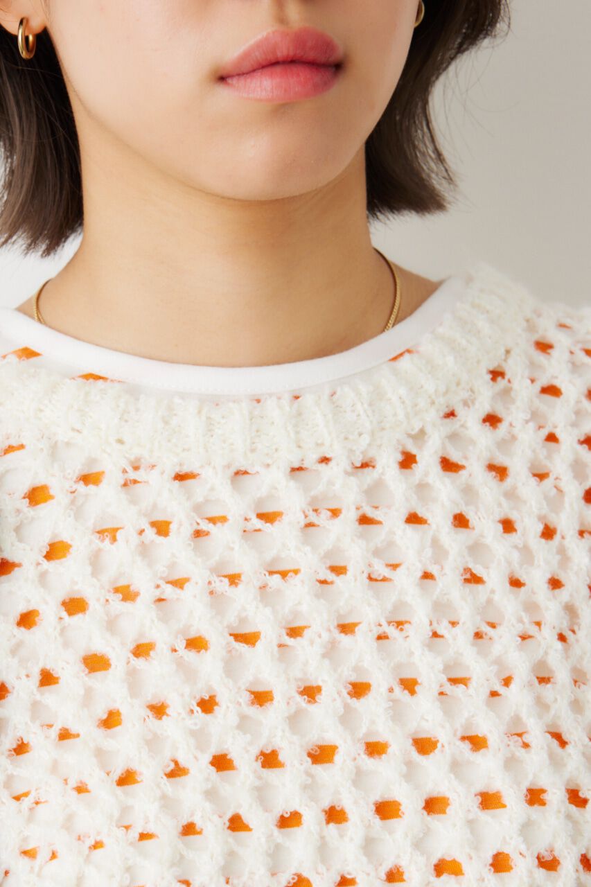 RODEO CROWNS「メッシュニットトップス」|ニット・セーター|