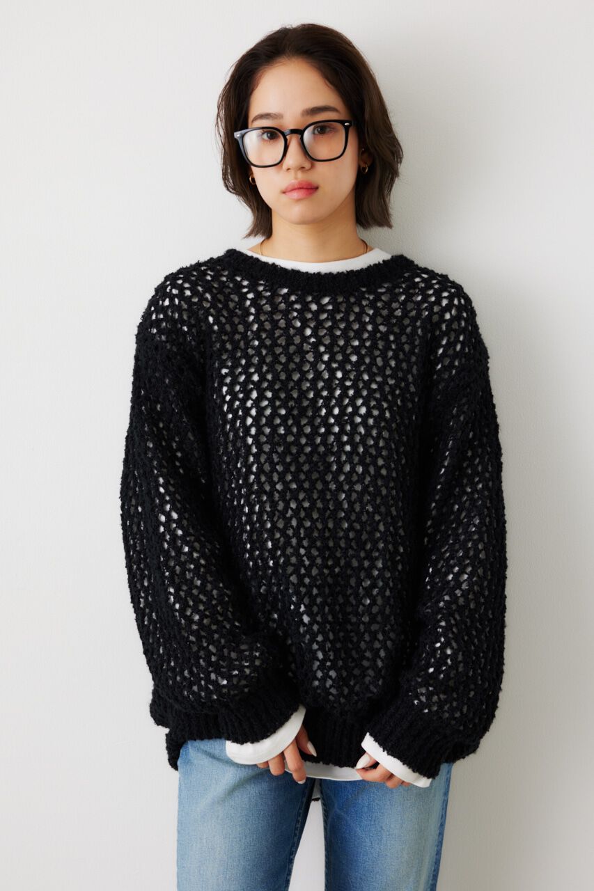 RODEO CROWNS「メッシュニットトップス」|ニット・セーター|