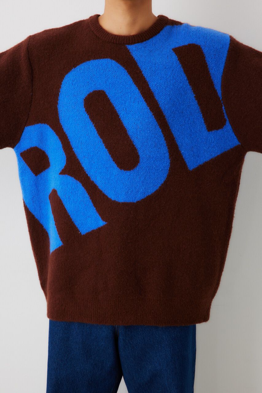 RODEO CROWNS「メンズブークレビッグロゴニットトップス」|ニット・セーター|