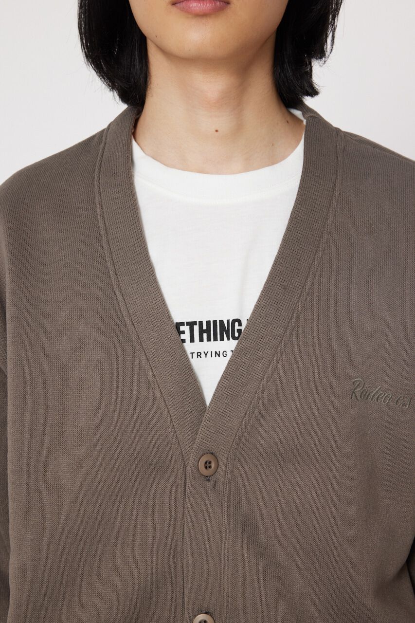 RODEO CROWNS「ニットライクカーディガン L/S Tシャツセット」|カーディガン|