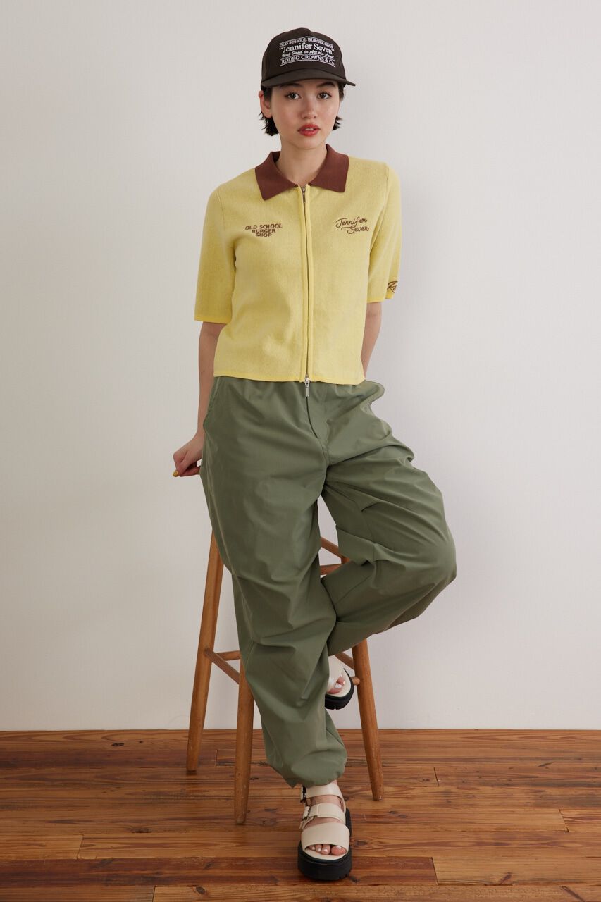 RODEO CROWNS「(JS)襟付きZIP KNITトップス」|ニット・セーター|