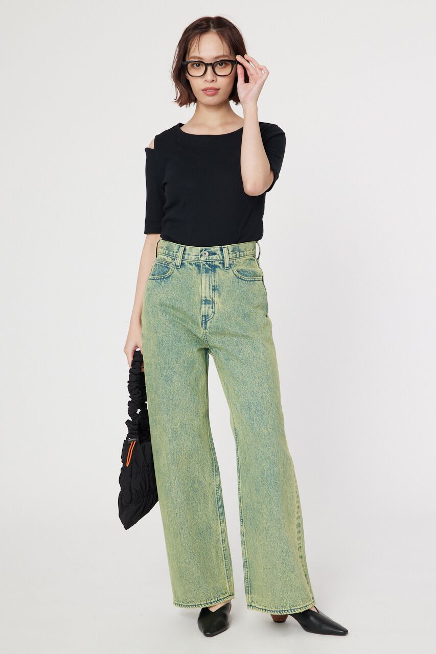 RODEO CROWNS「カラーワイドデニム」|デニム|