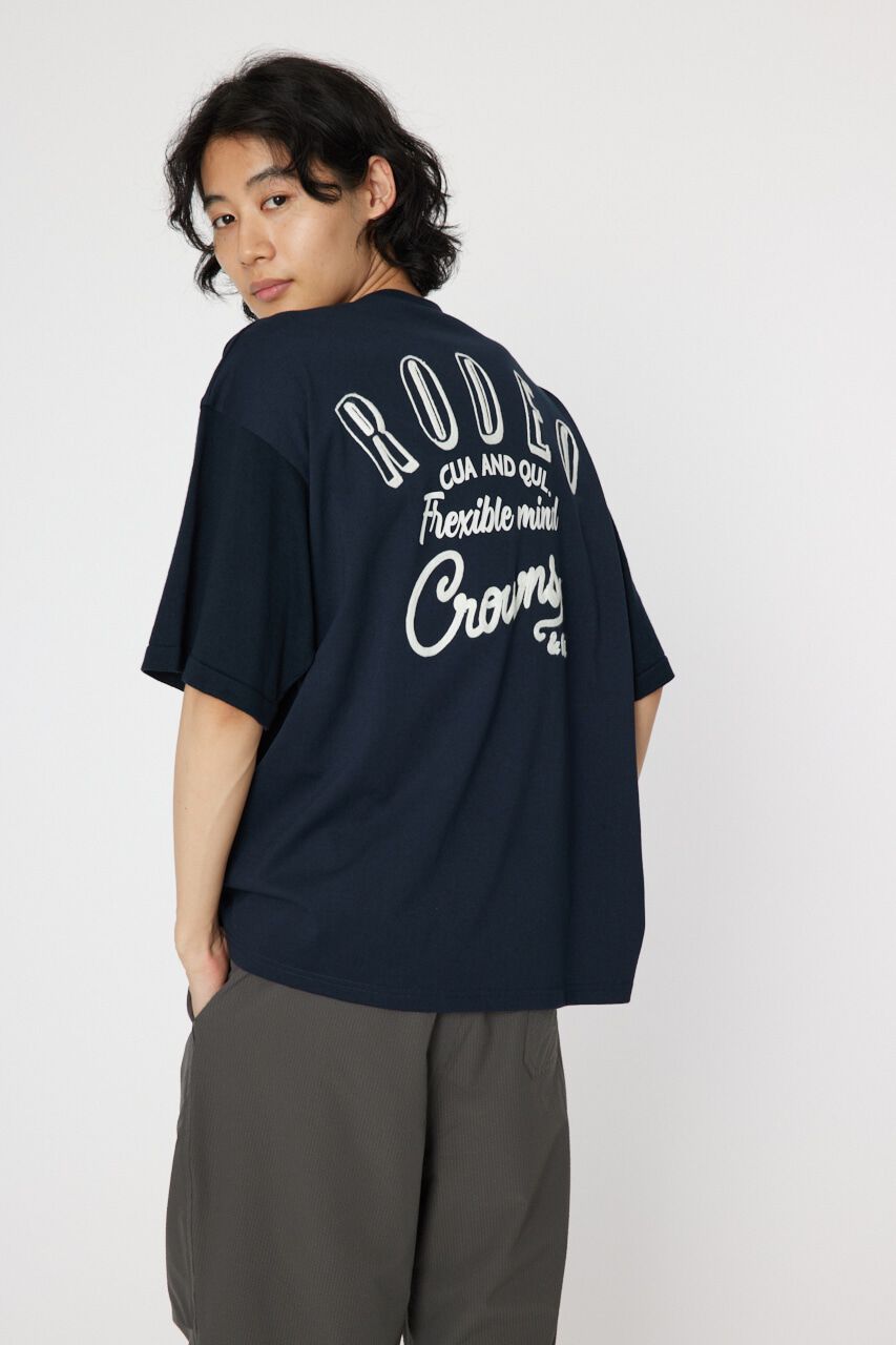 RODEO CROWNS「メンズドッキングロゴニットTシャツ」|ニット・セーター|