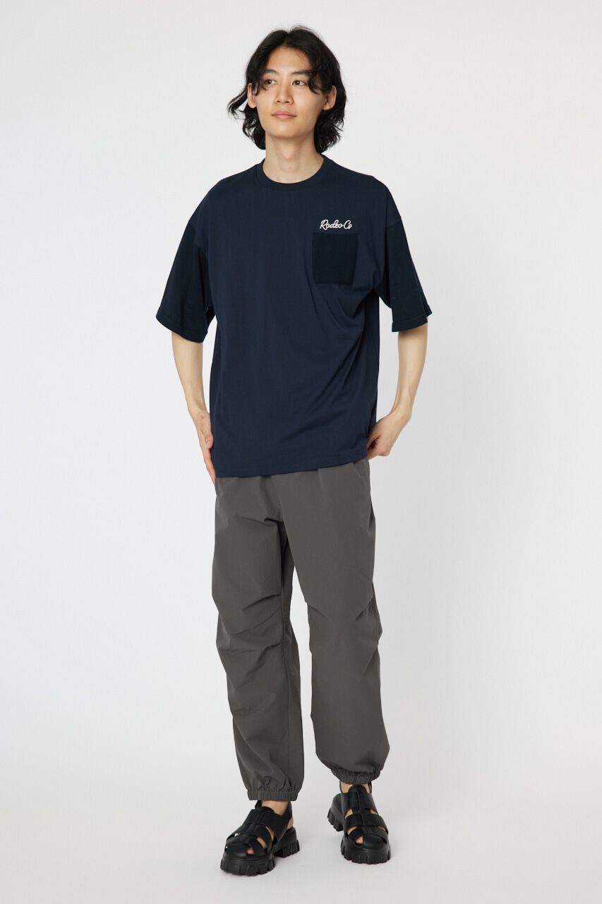 RODEO CROWNS「メンズドッキングロゴニットTシャツ」|ニット・セーター|