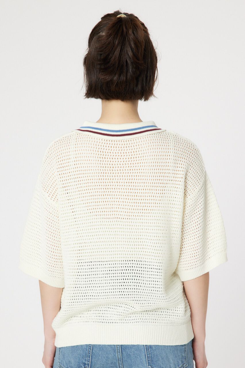 RODEO CROWNS「メッシュニットポロシャツ」|ニット・セーター|