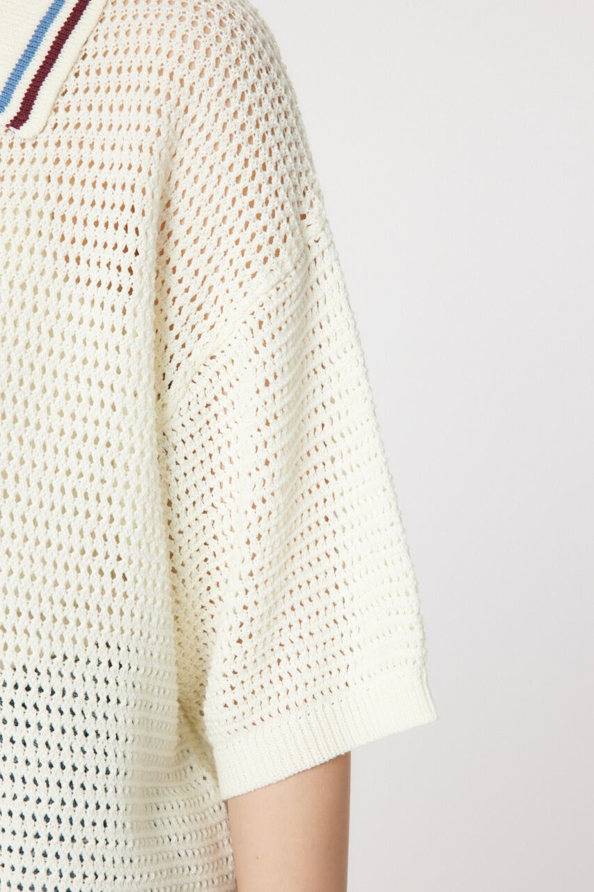 RODEO CROWNS「メッシュニットポロシャツ」|ニット・セーター|