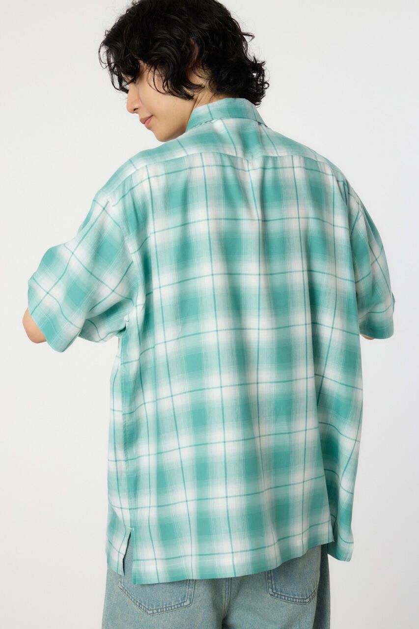 RODEO CROWNS「オンブレーチェックワークシャツ」|シャツ・ブラウス|