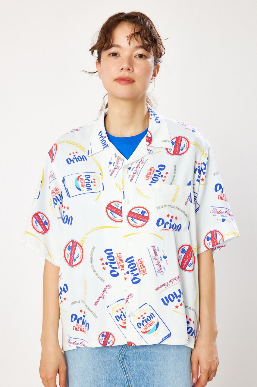 RODEO CROWNS「Orion Beer ｘRCSオープンカラーシャツ」|シャツ・ブラウス|