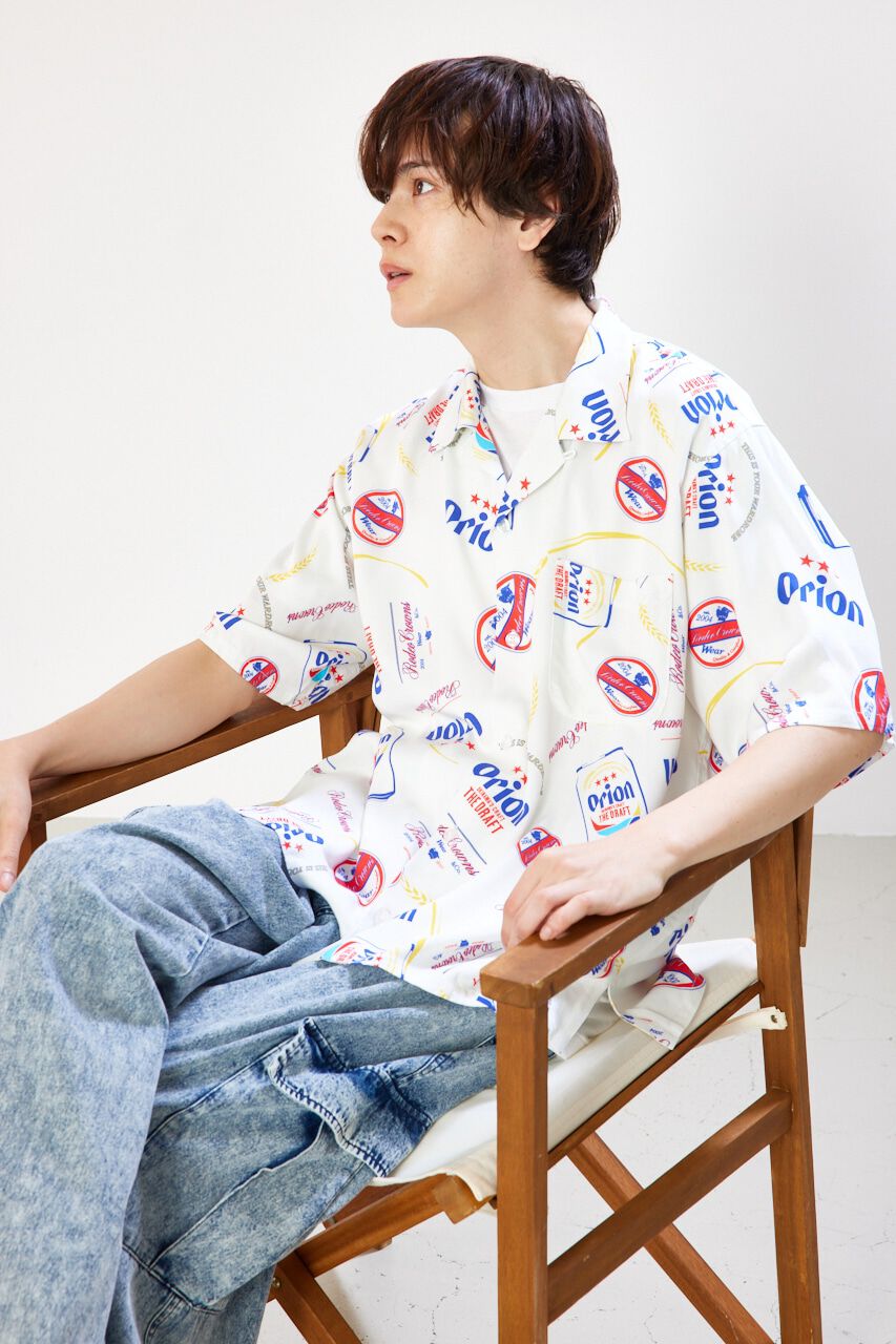 RODEO CROWNS「Orion Beer ｘRCSオープンカラーシャツ」|シャツ・ブラウス|