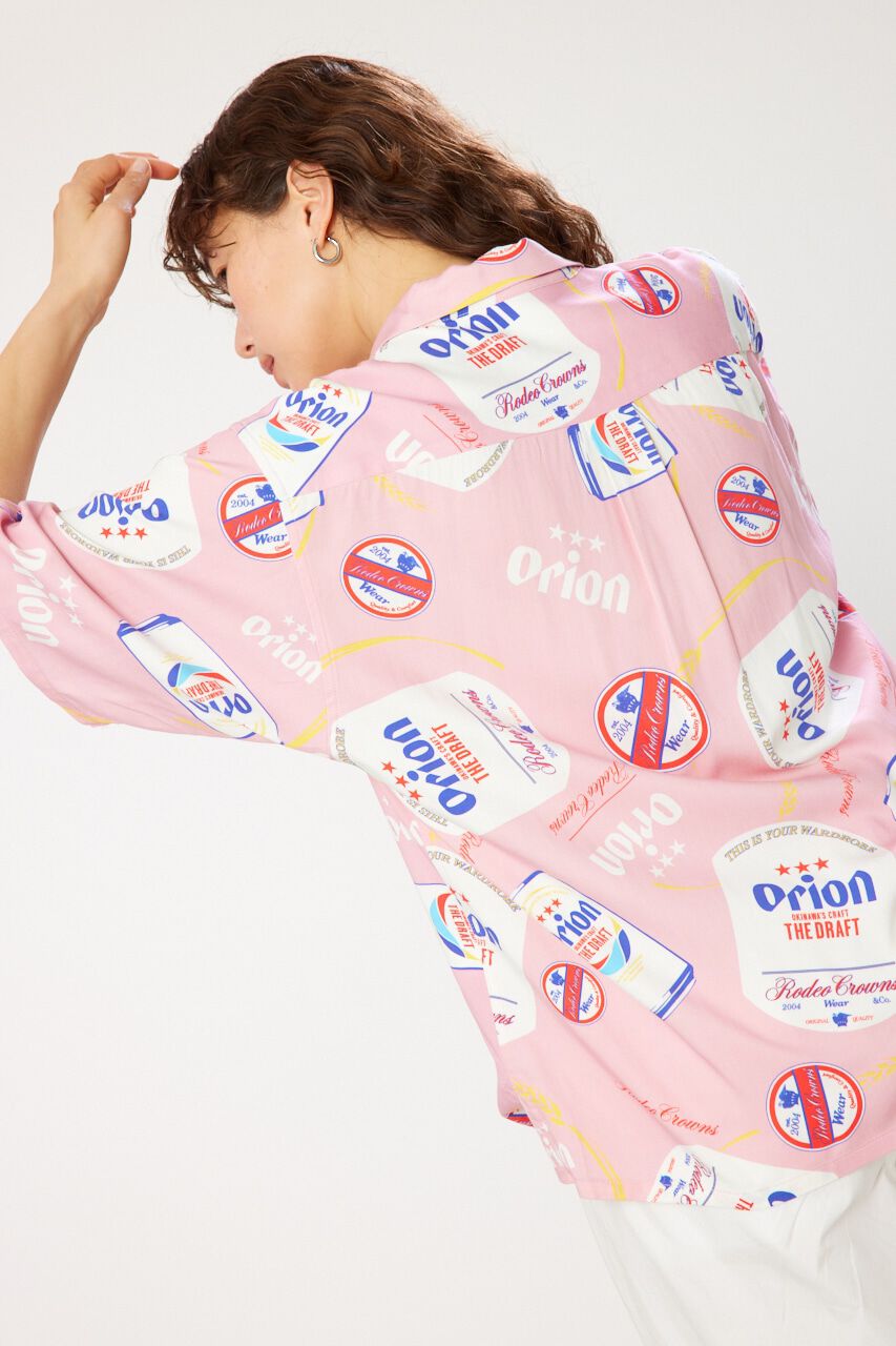 RODEO CROWNS「Orion Beer ｘRCSオープンカラーシャツ」|シャツ・ブラウス|