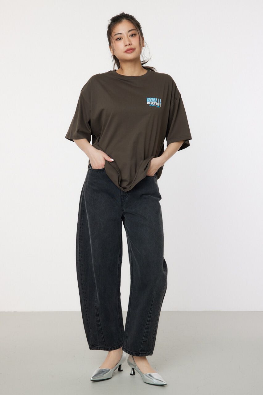 RODEO CROWNS「TOURS 5分袖トップス」|Tシャツ・カットソー|