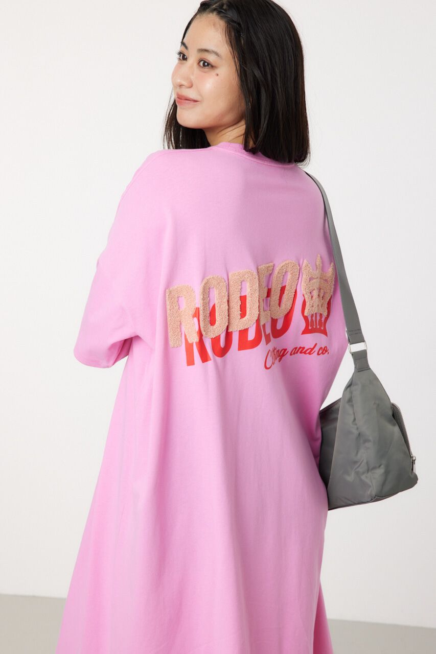 RODEO CROWNS「サガラワッペン ロゴ Tワンピース」|ワンピース|