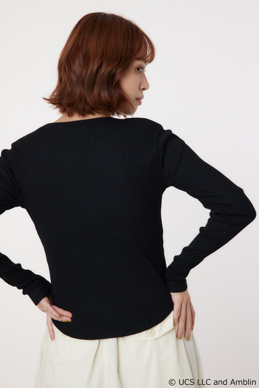 RODEO CROWNS「(BACK TO THE FUTURE)リブトップス」|Tシャツ・カットソー|