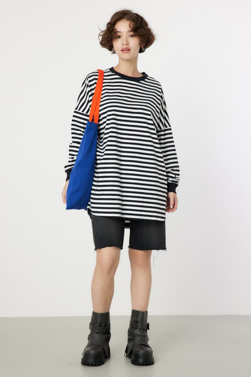 RODEO CROWNS「スクエアネームL/Sワンピース」|ワンピース|