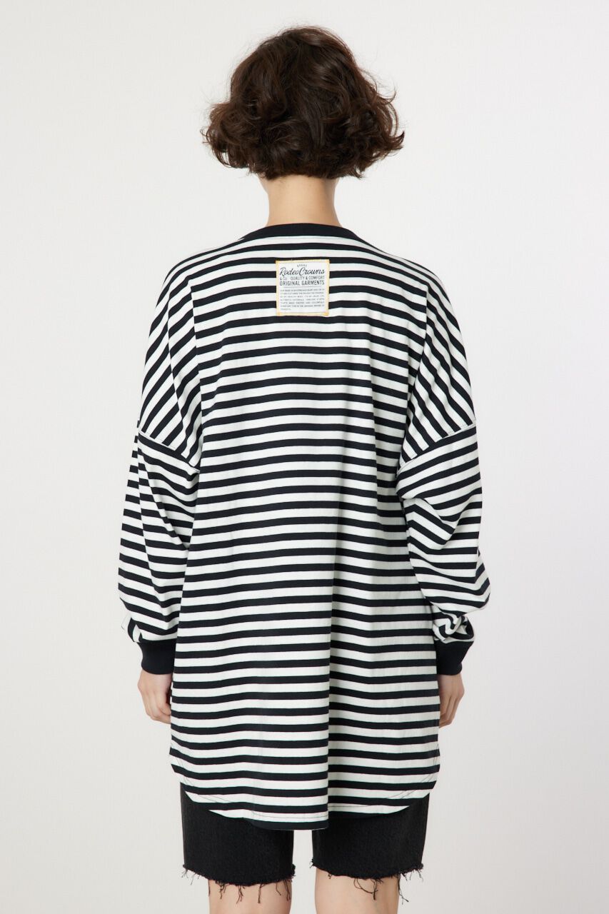 RODEO CROWNS「スクエアネームL/Sワンピース」|ワンピース|